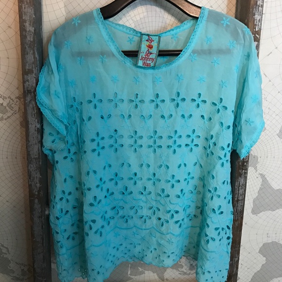 johnny was eyelet top
